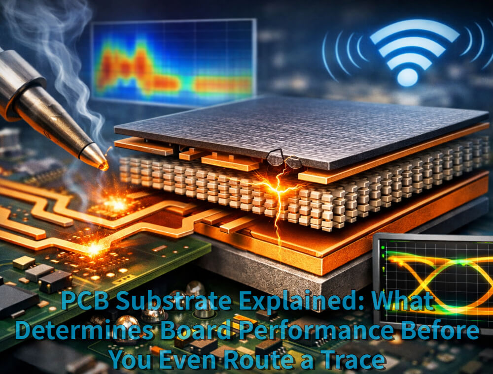 Substrat PCB Diterangkan: Apa yang Menentukan Prestasi Papan Sebelum Anda Menghalakan Jejak